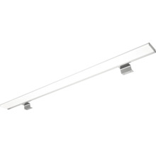 Lineare LED-Leuchte mit Halterungen zur Wandmontage