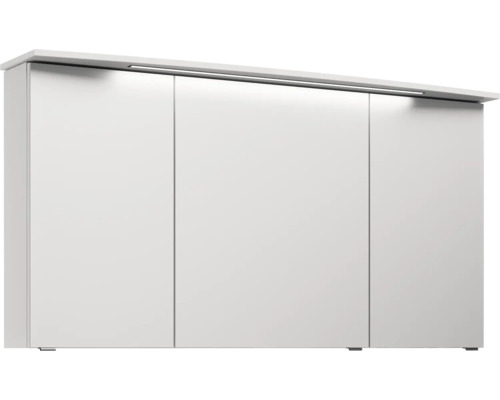 Armoire avec trois portes et éclairage