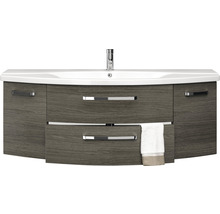 Waschtischunterschrank mit Waschbecken und Handtuch