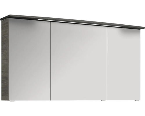 Armoire de toilette avec trois portes et éclairage