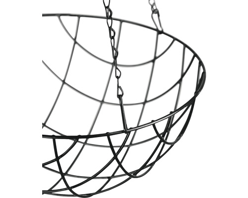 Panier à fleurs suspendu en métal avec chaîne