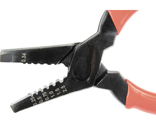 Pince à dénuder avec manche rouge