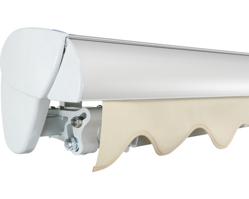 Markise mit Stoffvolant für den Aussenbereich