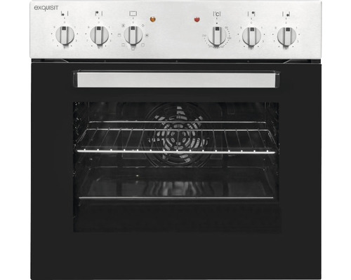 Cuisinière électrique Exquisit avec panneau de commande et four