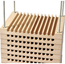 Hôtel à insectes dobar nichoir pour abeilles sauvages/osmies en pin env. 22 x 19 x 3 cm