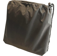 Sac de rangement noir avec cordon de serrage