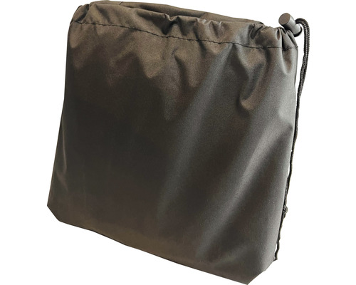 Sac de rangement noir avec cordon de serrage