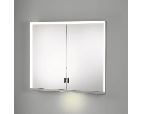 Armoire de toilette avec éclairage et deux portes