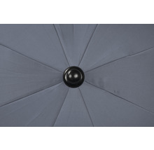 Detailansicht eines geöffneten Sonnenschirms