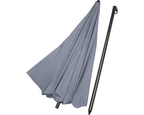 Parasol gris avec piquet