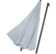 Parasol fermé avec piquet de terre