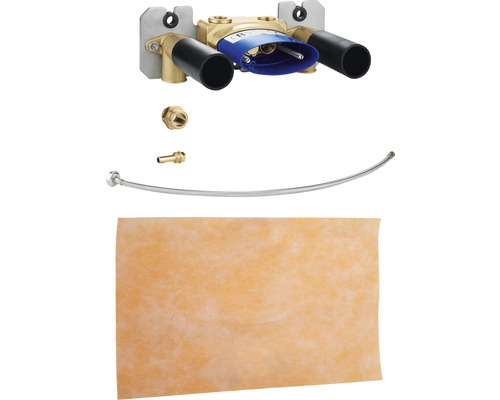 Unterputz-Thermostatbatterie mit Dichtmanschette und Zubehör