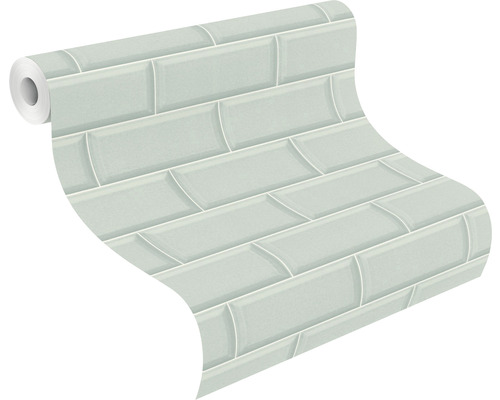 Rouleau de papier peint avec motif de carreaux