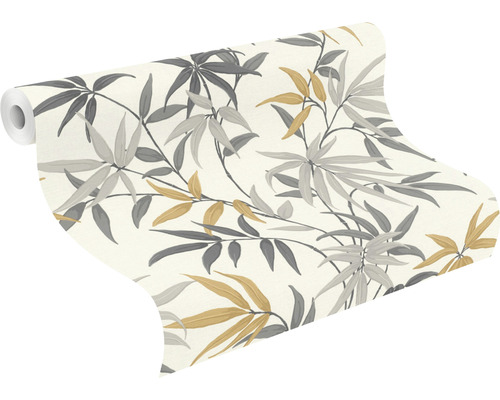 Rouleau de papier peint avec motif de feuilles