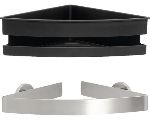 Étagère d''angle pour douche avec fixation