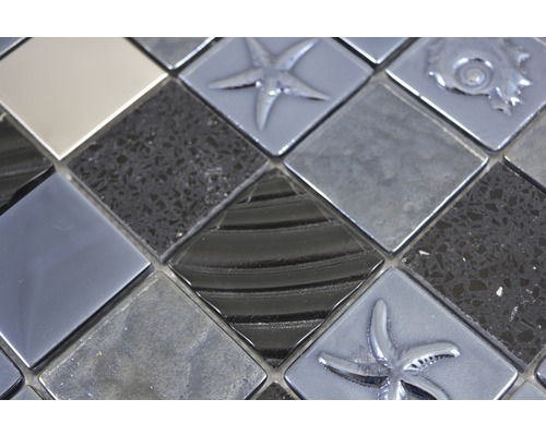 Carreaux de mosaïque avec différents motifs et textures