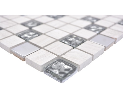 Mosaïque en pierre et verre