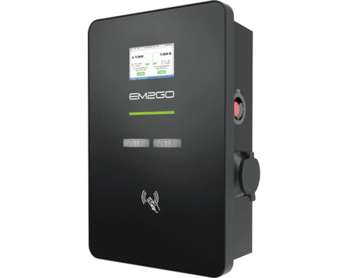 EM2GO Ladestation für Elektrofahrzeuge mit Display