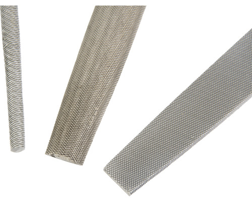 Différentes limes à métaux en détail