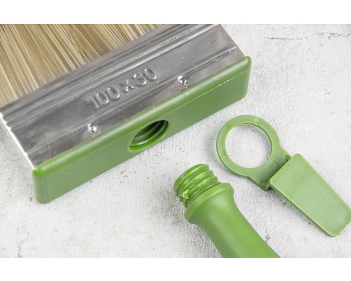 Flächenstreicher mit Kunststoffgriff und Aufhängeloch, 100 x 30 Millimeter