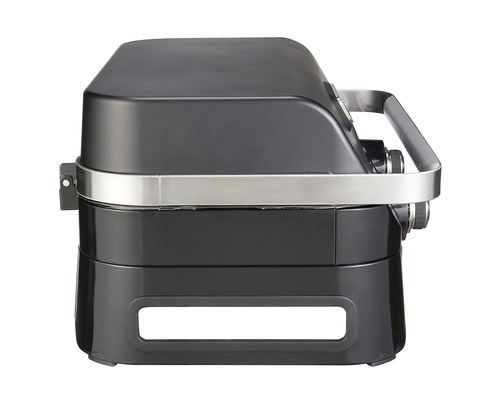 Tragbarer Grill mit Deckel und Griff