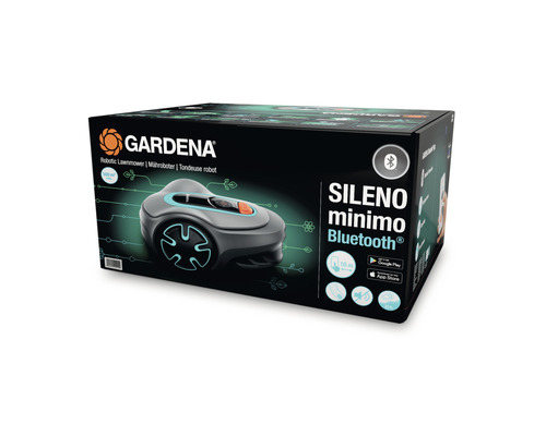 Gardena Sileno Minimo Bluetooth Mähroboter Verpackung