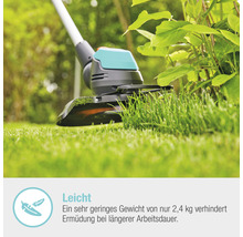 GARDENA Akku-Rasentrimmer EasyCut 23/18V - Power for All - ohne Akku und Ladegerät