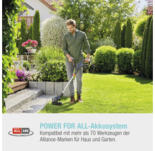 GARDENA Akku-Rasentrimmer ComfortCut 23/18V - Power for All - ohne Akku und Ladegerät
