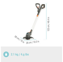 GARDENA Akku-Rasentrimmer ComfortCut 23/18V - Power for All - ohne Akku und Ladegerät