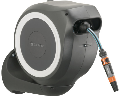 Dévidoir mural Gardena avec tuyau d''arrosage