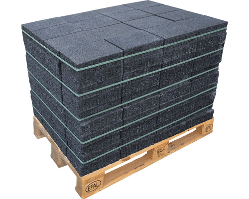 Palette de dalles de sol carrées en caoutchouc