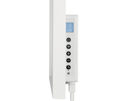 Radiateur électrique avec commande numérique pour le réglage de la température.