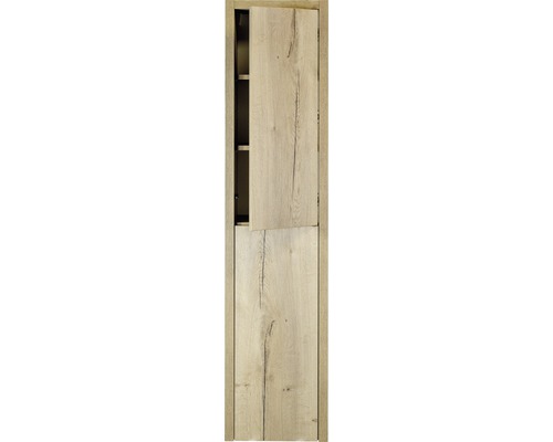 Armoire en bois avec étagères