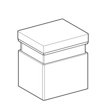 Tabouret GEBERIT Renova Comfort blanc 808500000