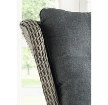 Gartensessel Destiny Casa Relax, verstellbar, Polyrattan, vintage grau