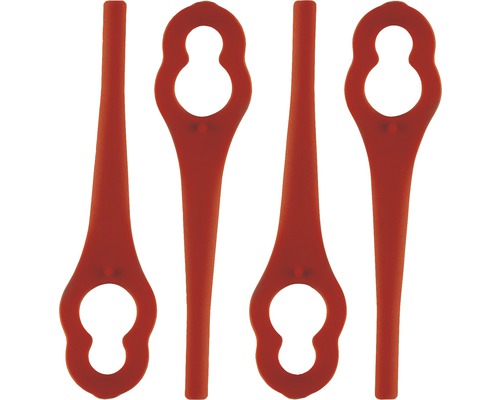 Lames pour coupe-bordures, en plastique, quatre pièces