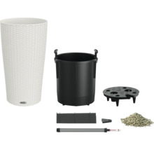 Blumenkübel-Set mit Bewässerungssystem und Zubehör