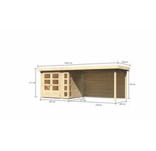 Abri de jardin avec dimensions