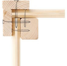 Construction en bois avec vis