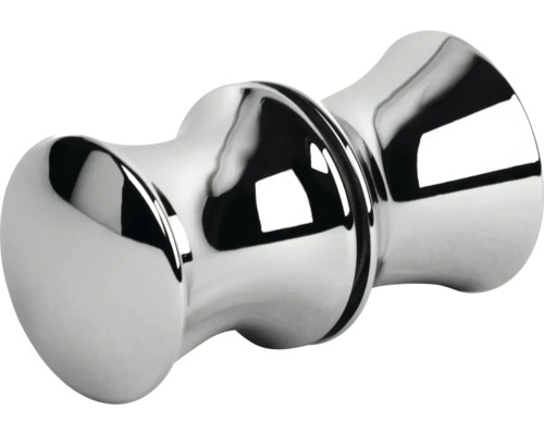 Türknauf aus verchromtem Metall