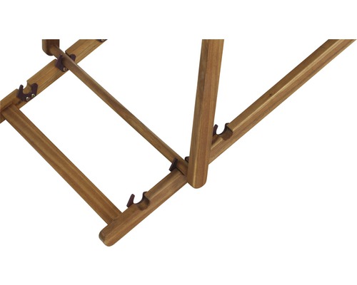 Detailansicht eines Holzgestells