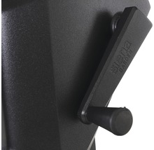 Detailaufnahme einer Kurbel mit dem Siena Garden Logo.
