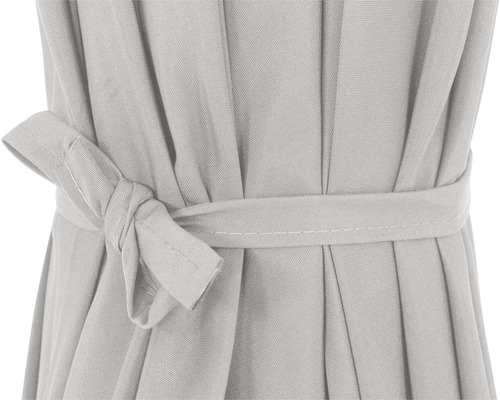 Gardine mit Stoffband