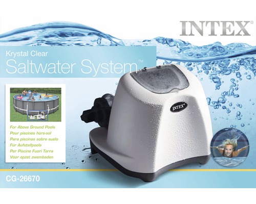 Système de chloration au sel Intex pour piscines hors sol