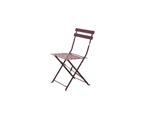Chaise pliante en métal pour le jardin