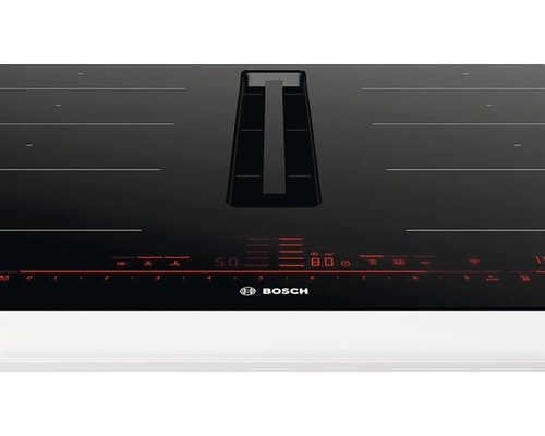 Table de cuisson à induction avec hotte aspirante de Bosch