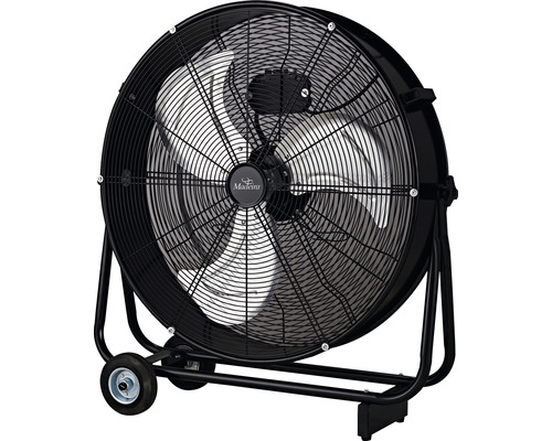 Ventilateur avec roulettes pour une utilisation flexible