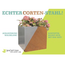 Hochbeet klassisch palatino Urban 300 x 200 x 70 cm in L-Form Cortenstahl-thumb-2 Hochbeet klassisch palatino Urban 300 x 200 x 70 cm in L-Form Cortenstahl-thumb-2