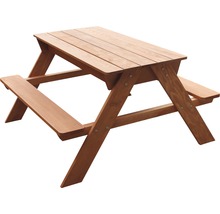 Ensemble de sièges pour enfants en bois avec table et bancs