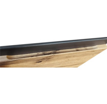 Bloc cuisine complète Held Möbel PISA 330 cm façade chêne sauvage mate, corps graphite variante réversible
